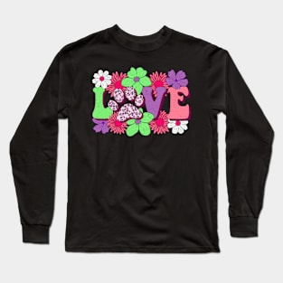 TUNE IN TURN ON GET A DOG Long Sleeve T-Shirt